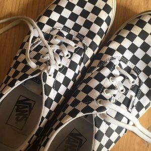 Vans checkered tie Size 11 Women/ Size 9.5 Men